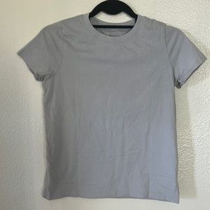 Madewell short sleeve top - blue-gray